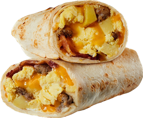 Bacon Sausage & Egg Wrap - Door 2 Door Deliveries