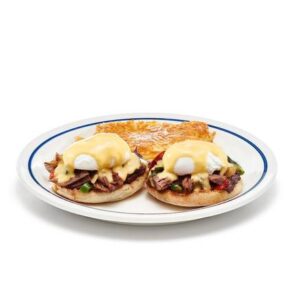 New! Spicy Poblano Eggs Benedict
