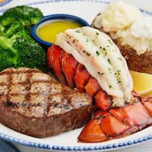 Surf & Turf Maine Lobster Tail & 6 oz. Filet Mignon**