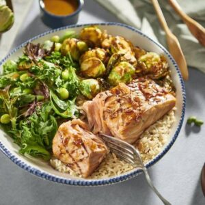 Sesame-Soy Salmon** Bowl