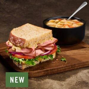 Deli Ham Sandwich & Homestyle Chicken Noodle Soup