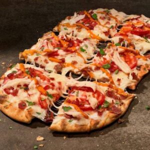 Chipotle Chicken & Bacon Flatbread Pizza