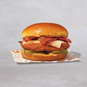 Spicy Blackened Bacon & Cheese Chicken Sandwich