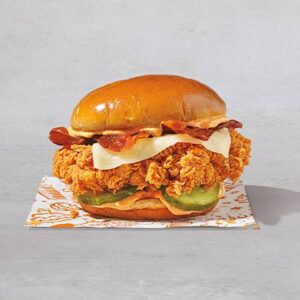 Spicy Bacon & Cheese Chicken Sandwich