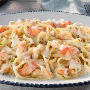 Crab Linguini Alfredo